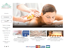 Tablet Screenshot of ergonomia14-massage.com